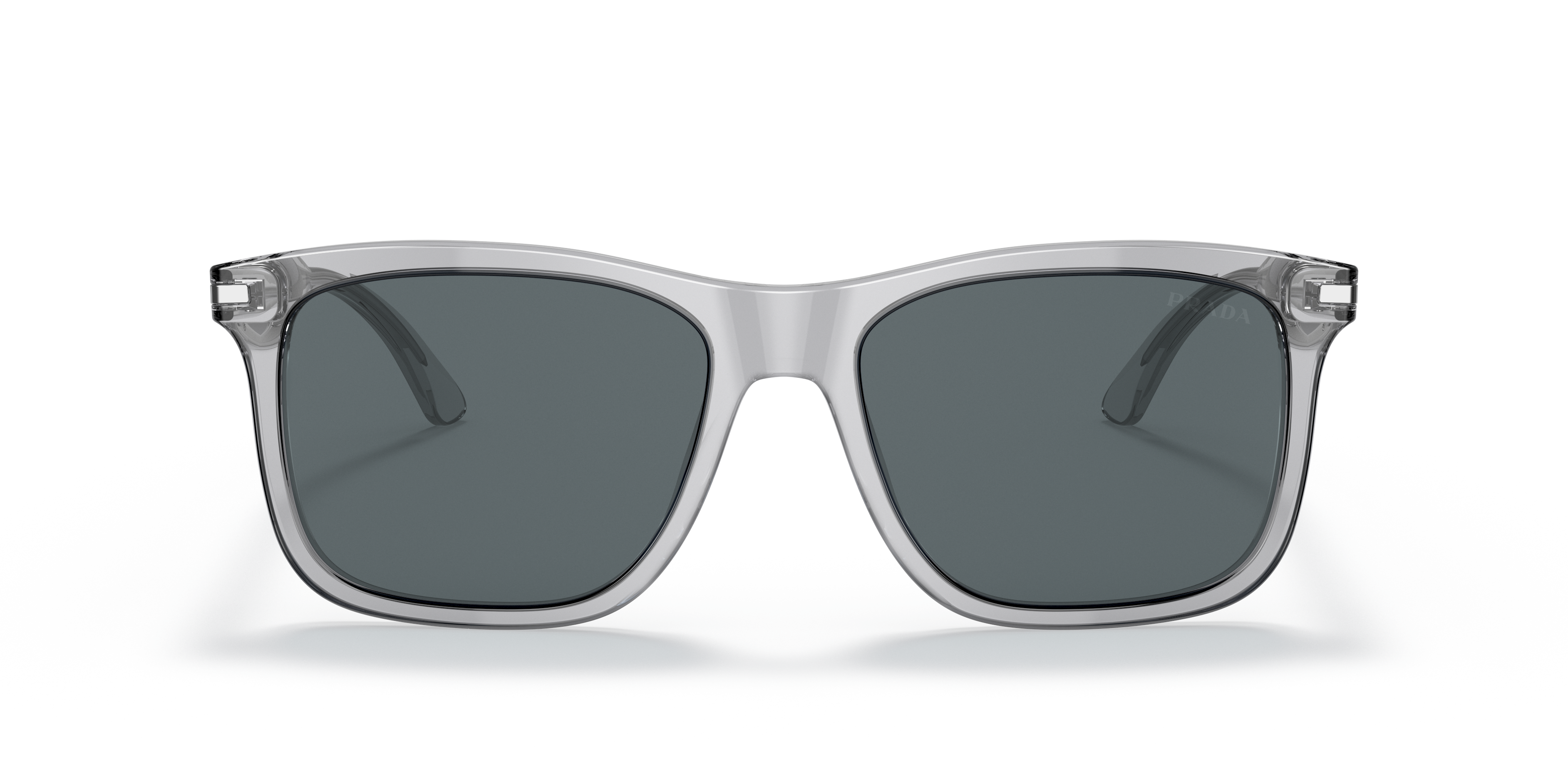 Prada PR 18WS U430A9 Grey Crystal, front view