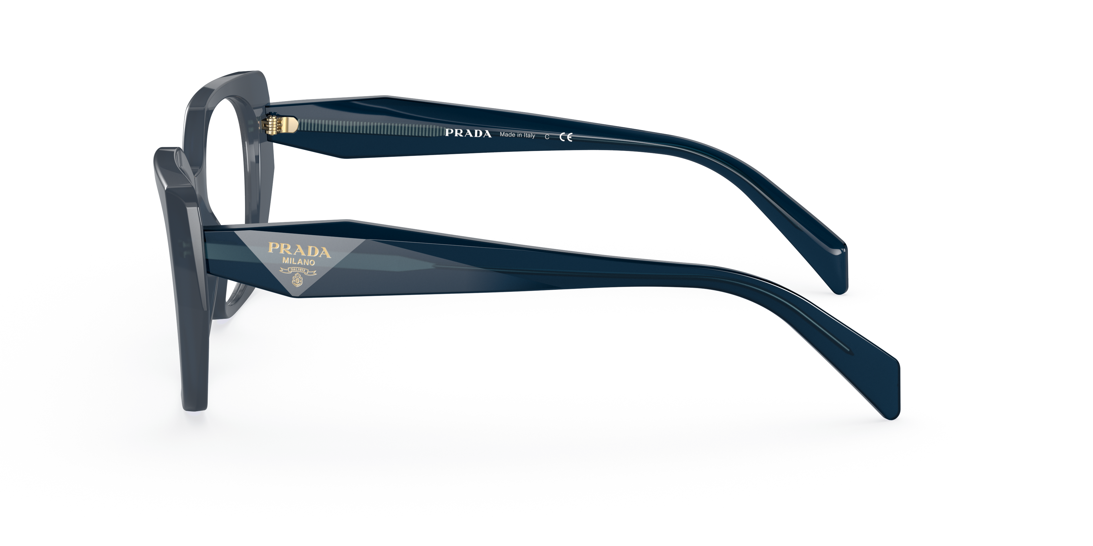 Prada PR 18WV Blue Crystal 08Q1O1 side view