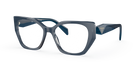 Prada PR 18WV Blue Crystal 08Q1O1 three-quarter view