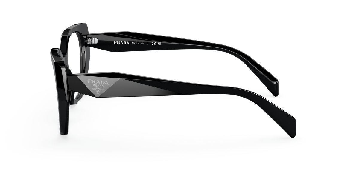Prada PR 18WV Black 1AB1O1 side view