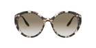 Prada PR 18XS Ivory Havana UAO0A7 front view