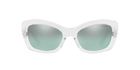 Prada PR 19MS Transparent 2AZ349 three-quarter view