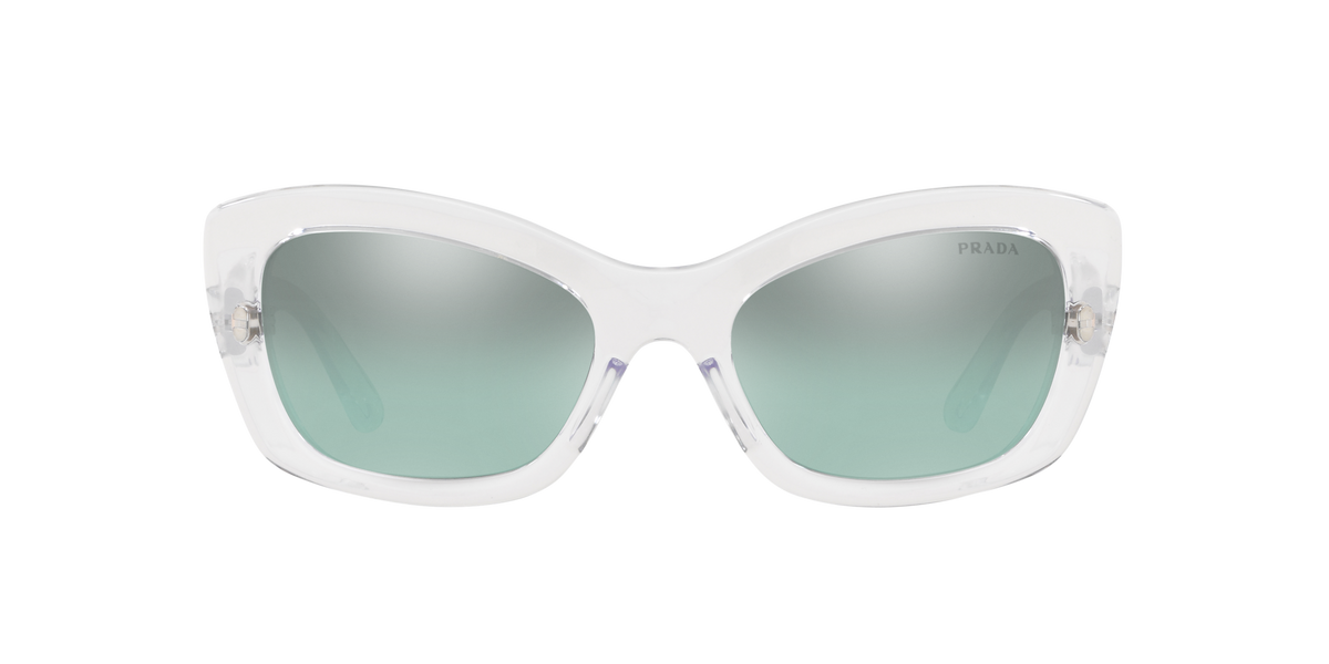 Prada PR 19MS Transparent 2AZ349 three-quarter view