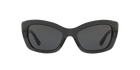 Prada PR 19MS Transparent Grey 4345S0 three-quarter view