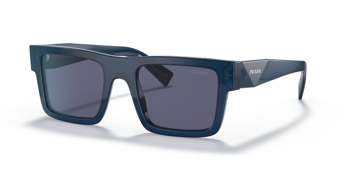 Prada PR 19WS Crystal Blue 08Q420 three-quarter view