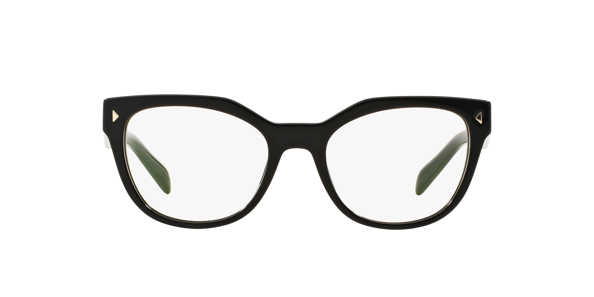 Prada PR 21SV Black 1AB1O1 three-quarter view