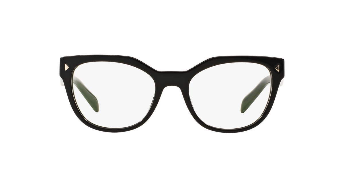 Prada PR 21SV Black 1AB1O1 three-quarter view