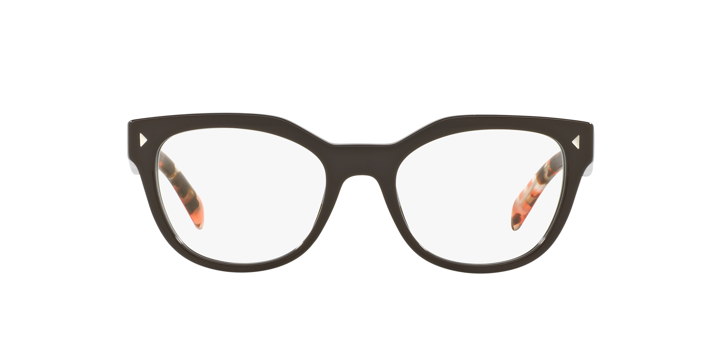 Prada PR 21SV Brown DHO1O1 three-quarter view