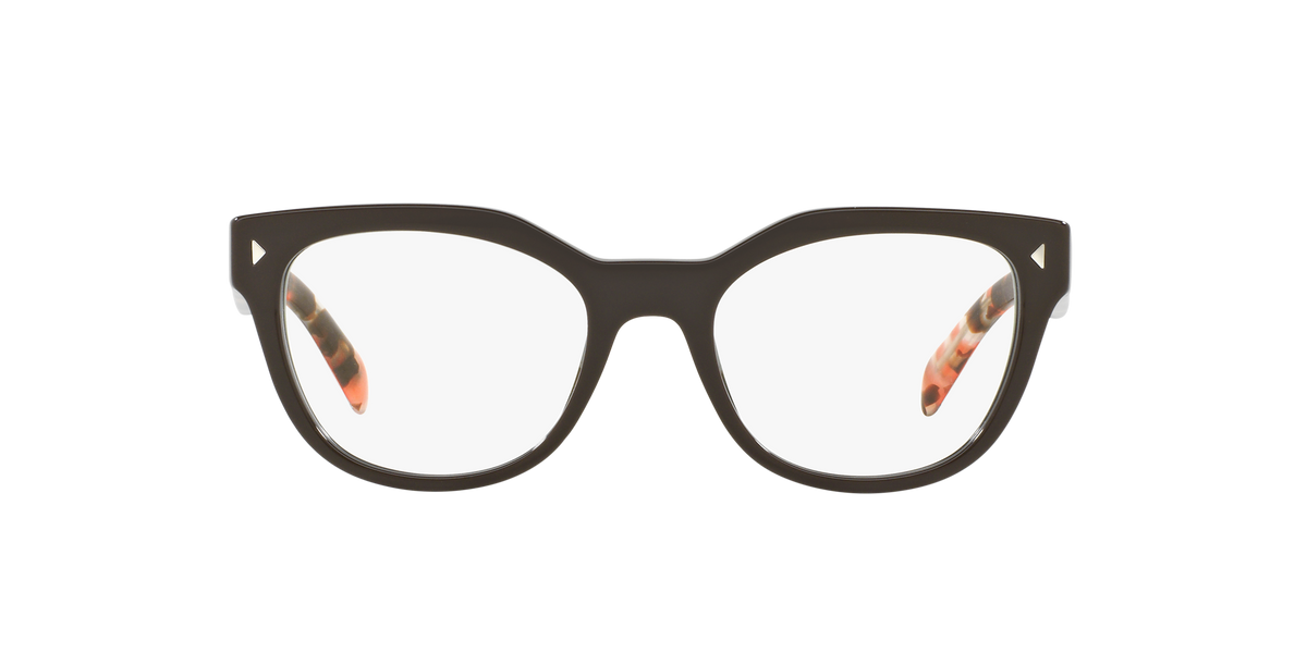 Prada PR 21SV Brown DHO1O1 three-quarter view