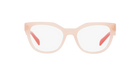 Prada PR 21SV Opal Pink UEW1O1 three-quarter view
