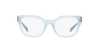 Prada PR 21SV Opal Azure UEX1O1 three-quarter view