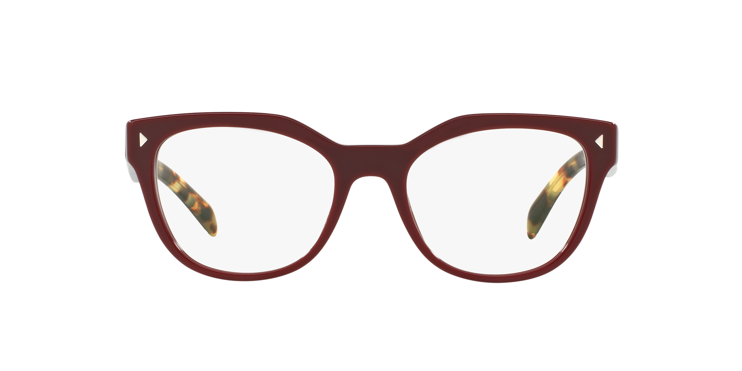 Prada PR 21SV Bordeaux USH1O1 three-quarter view
