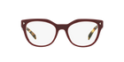 Prada PR 21SV Bordeaux USH1O1 three-quarter view