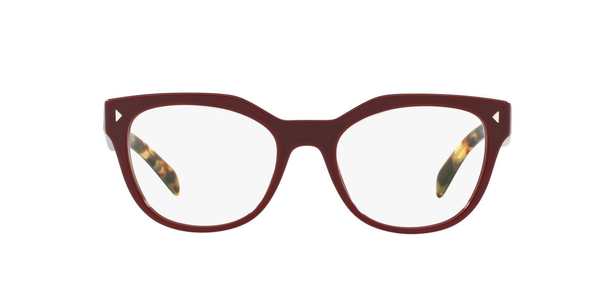 Prada PR 21SV Bordeaux USH1O1 three-quarter view