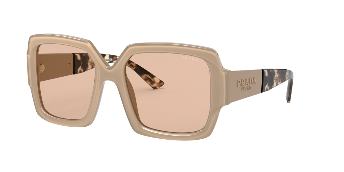 Prada PR 21XS Light Grey 06G4I2 three-quarter view