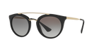 Prada PR 23SS Black 1AB0A7 three-quarter view