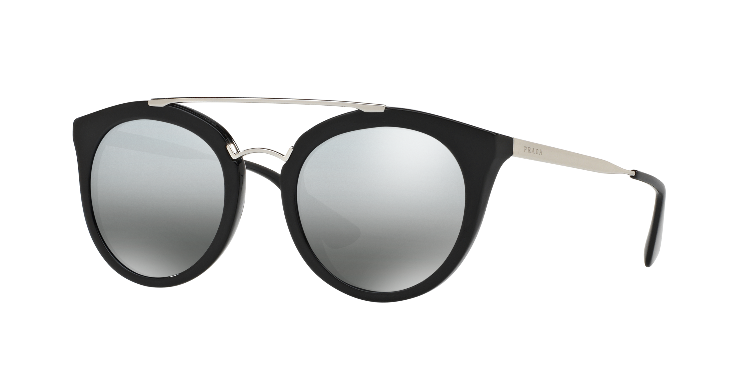 Prada PR 23SS Black 1AB6N2 three-quarter view