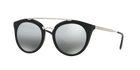Prada PR 23SS Black 1AB6N2 three-quarter view