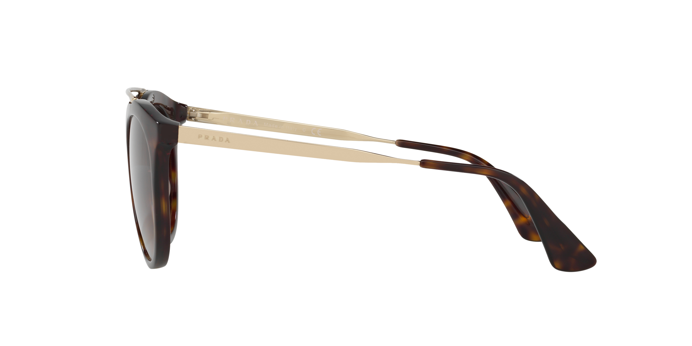 Prada PR 23SS Havana 2AU6S1 side view