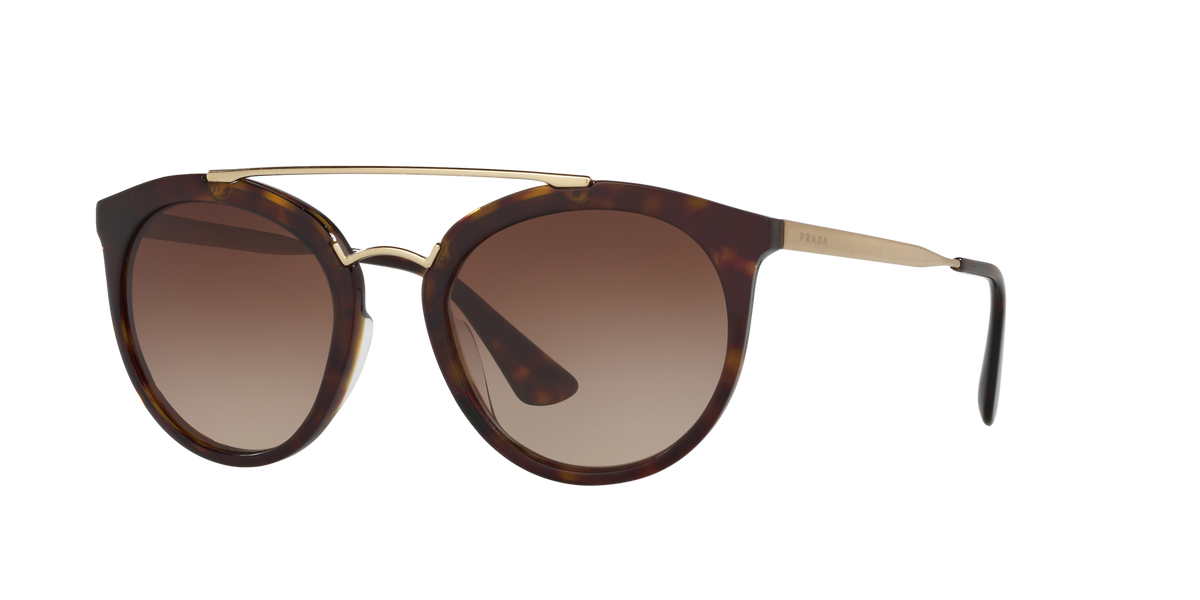 Prada PR 23SS Havana 2AU6S1 three-quarter view
