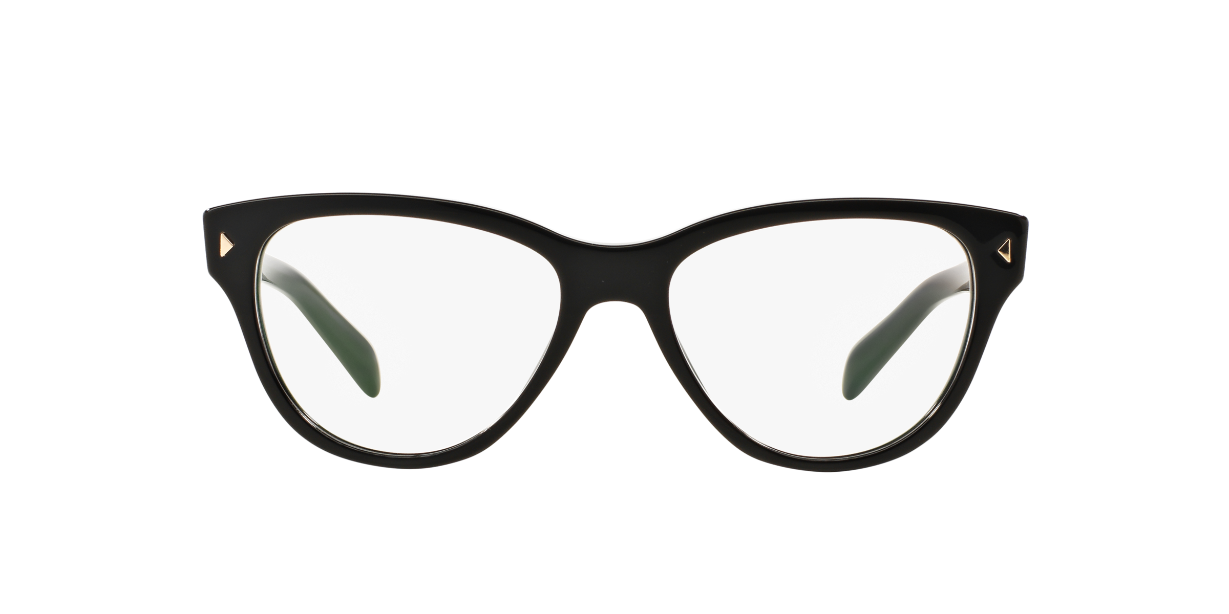 Prada PR 23SV Black 1AB1O1 three-quarter view