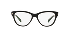 Prada PR 23SV Black 1AB1O1 three-quarter view