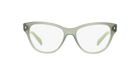 Prada PR 23SV Opal Dark Green UEI1O1 three-quarter view