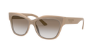 Prada PR 23XS Light Brown 06G3D0 three-quarter view