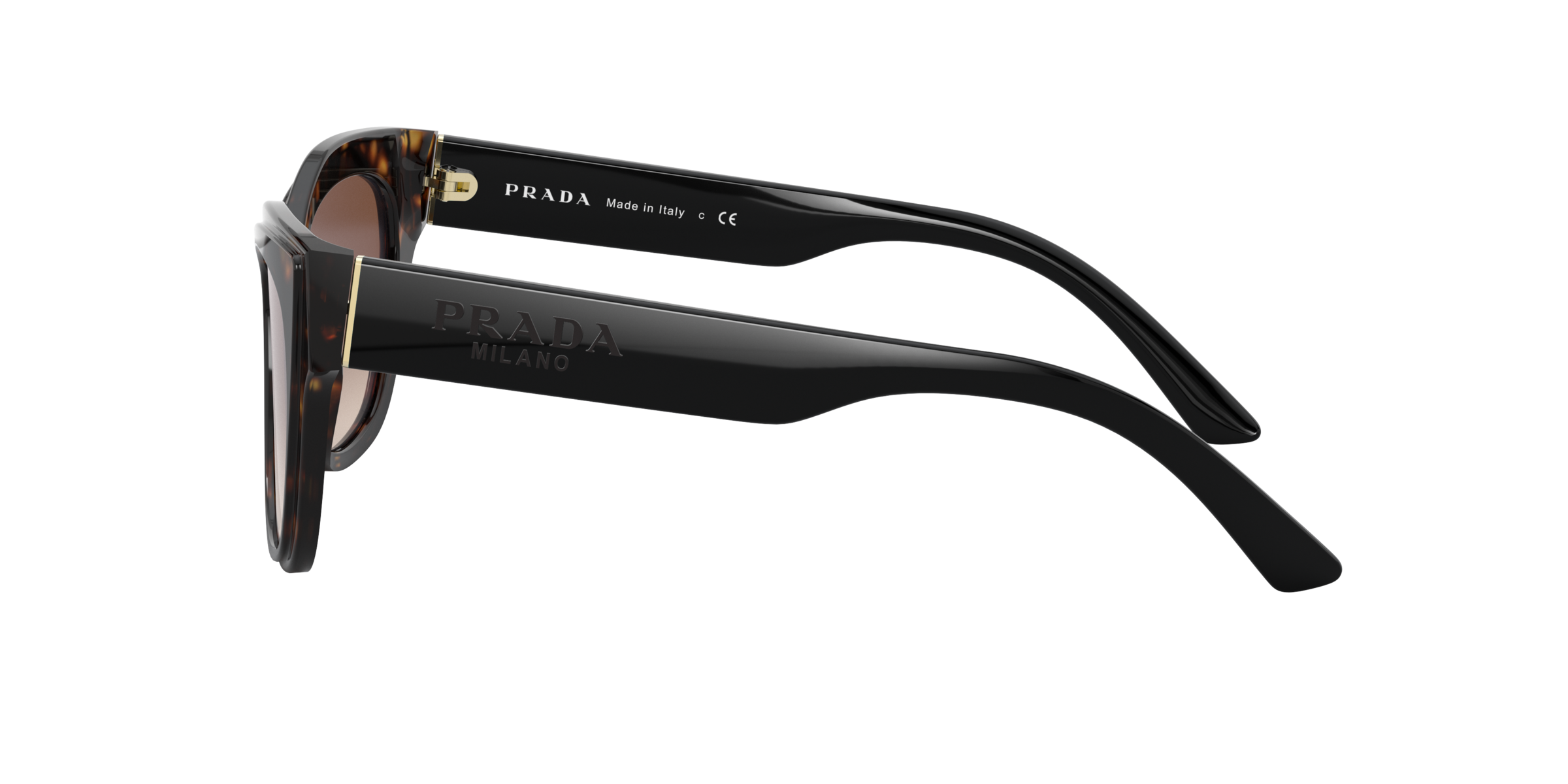 Prada PR 23XS Havana 2AU6S1 side view