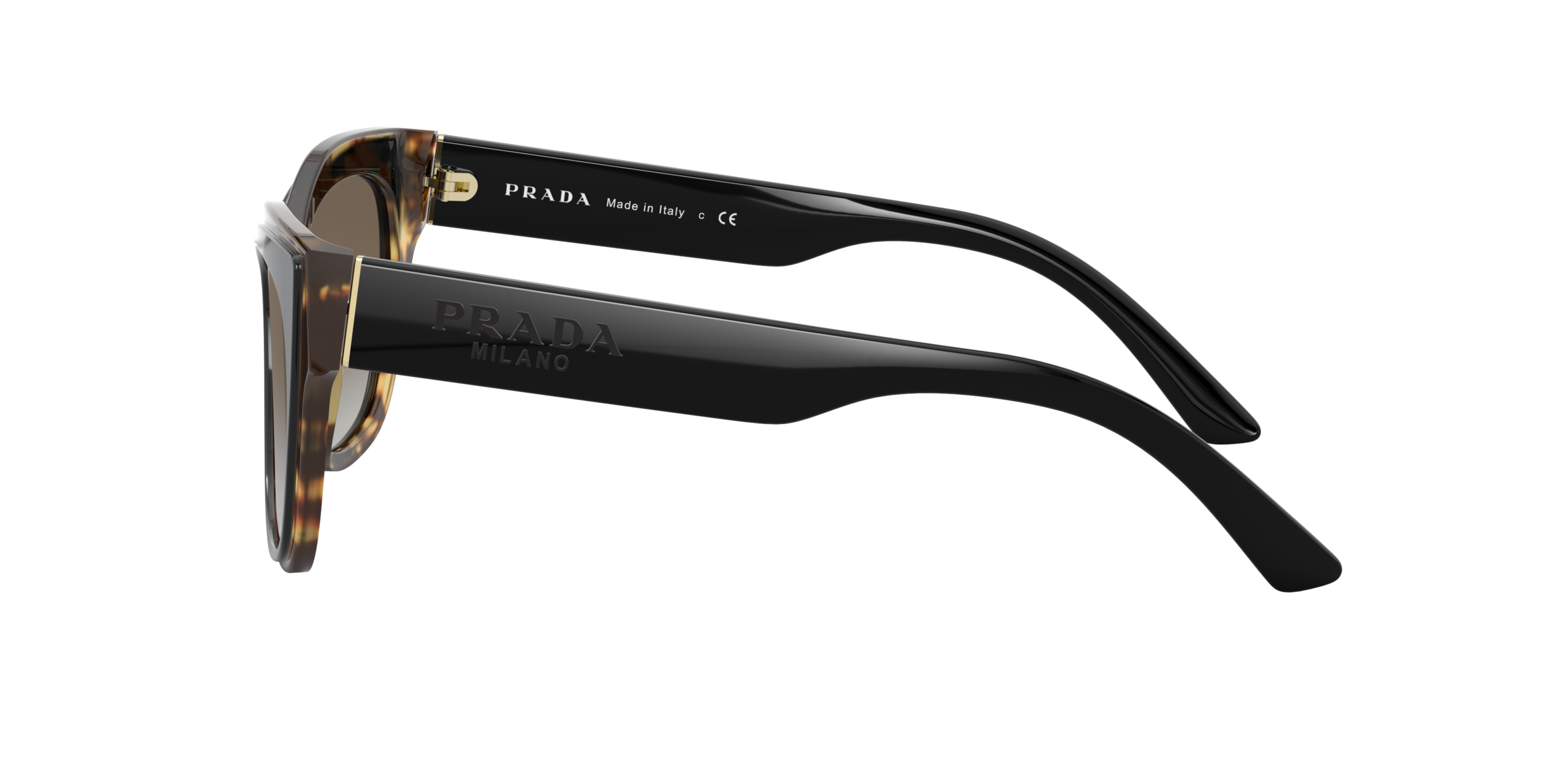 Prada PR 23XS Black/Havana Media 3890A7 side view