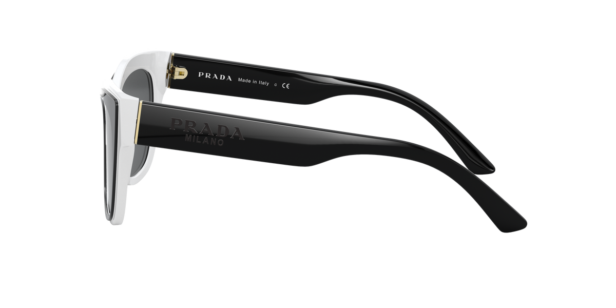 Prada PR 23XS Black/White YC45S0 side view