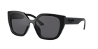 Prada PR 24XS 1AB5Z1 Black, three-quarter view