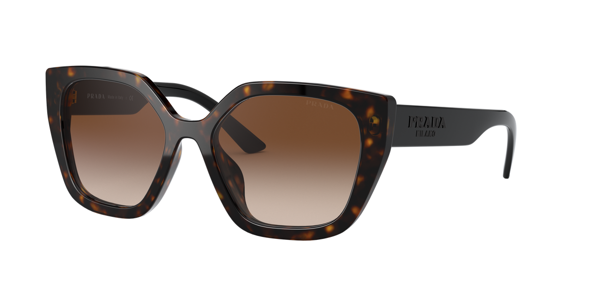 Prada PR 24XS 2AU6S1 Havana, three-quarter view