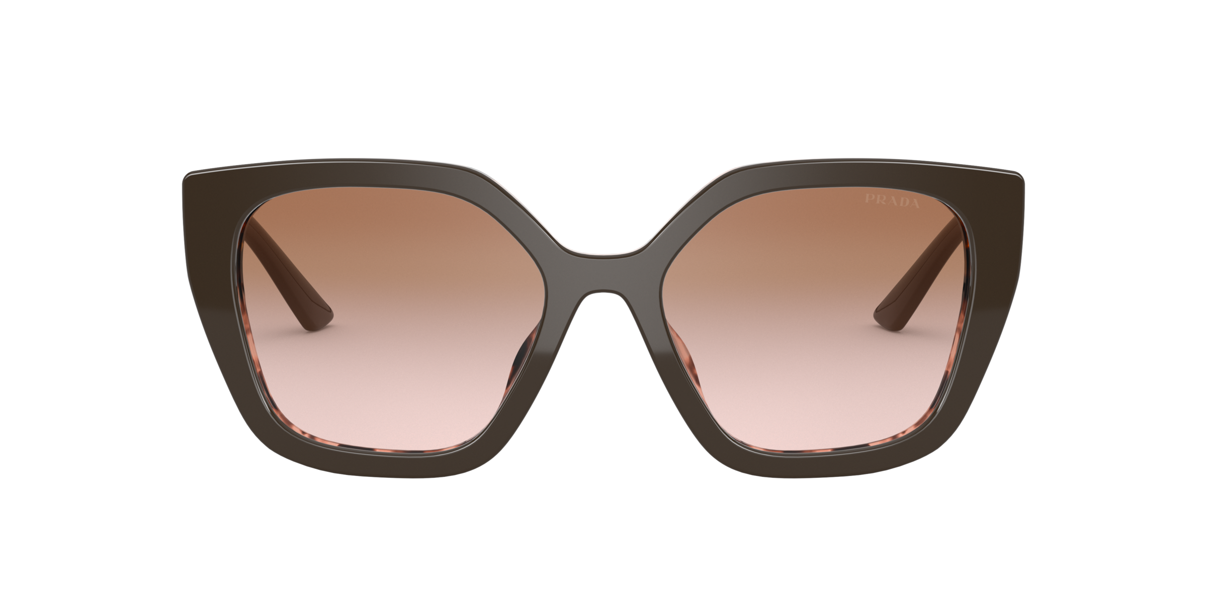 Prada PR 24XS ROL0A6 Brown/Spotted Pink, front view