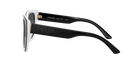 Prada PR 24XS YC45S0 Black/Ivory, side view showing the temple