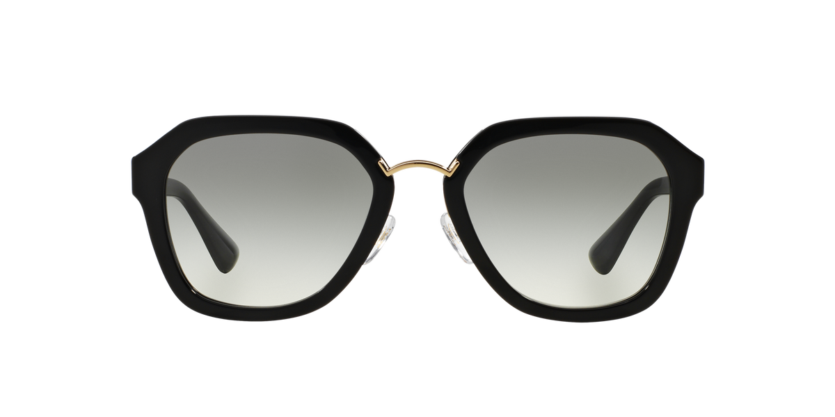 Prada PR 25RS Black 1AB0A7 three-quarter view