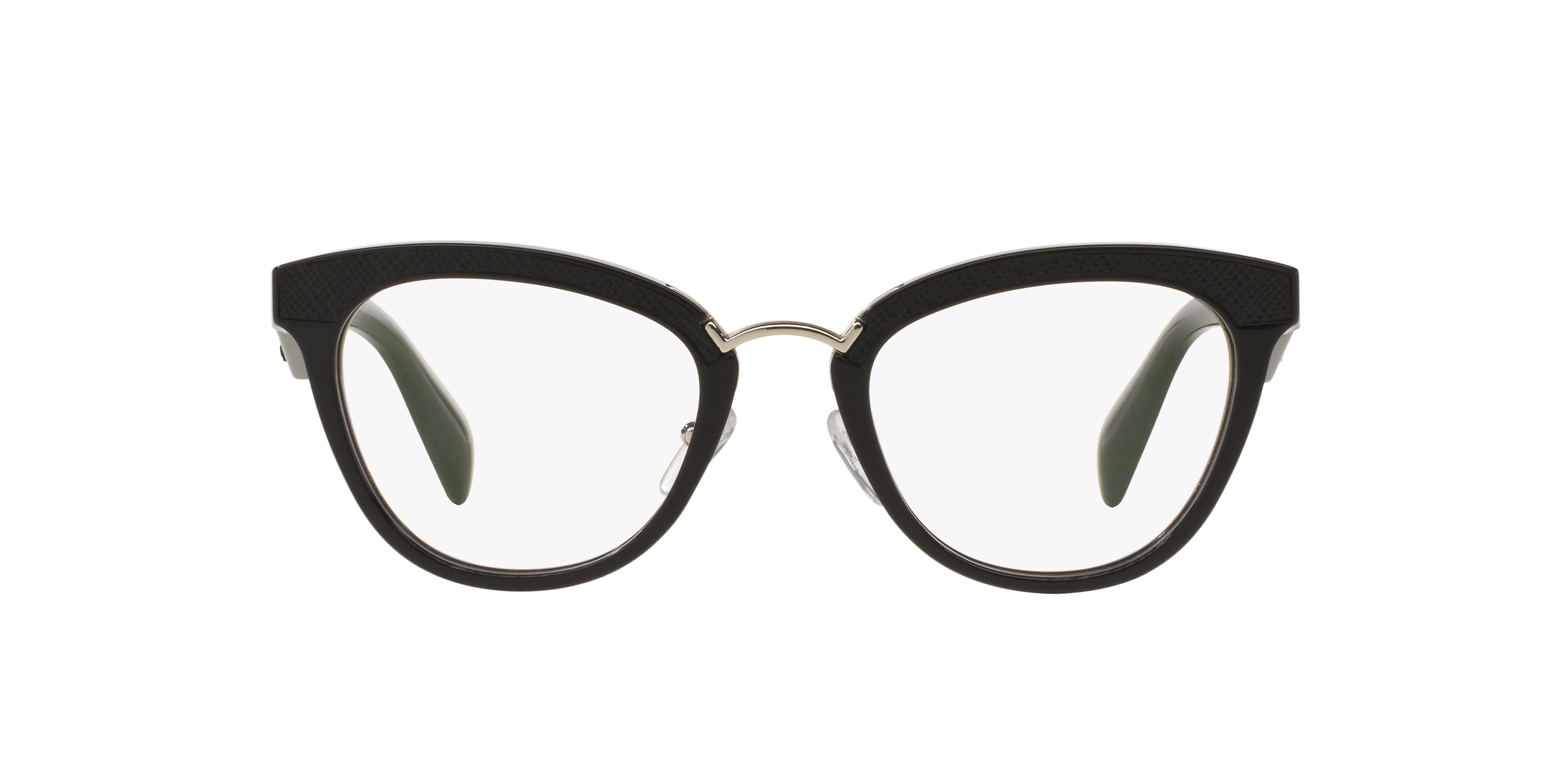 Prada PR 26SV Black 1AB1O1 three-quarter view