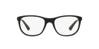 Prada PR 29SV Matte Black 1BO1O1 three-quarter view