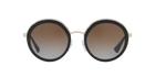 Prada PR 50TS Black 1AB6E1 three-quarter view