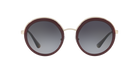Prada PR 50TS Bordeaux VHW5W1 three-quarter view