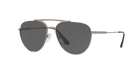 Prada PR 50US Gunmetal 5AV5S0 three-quarter view