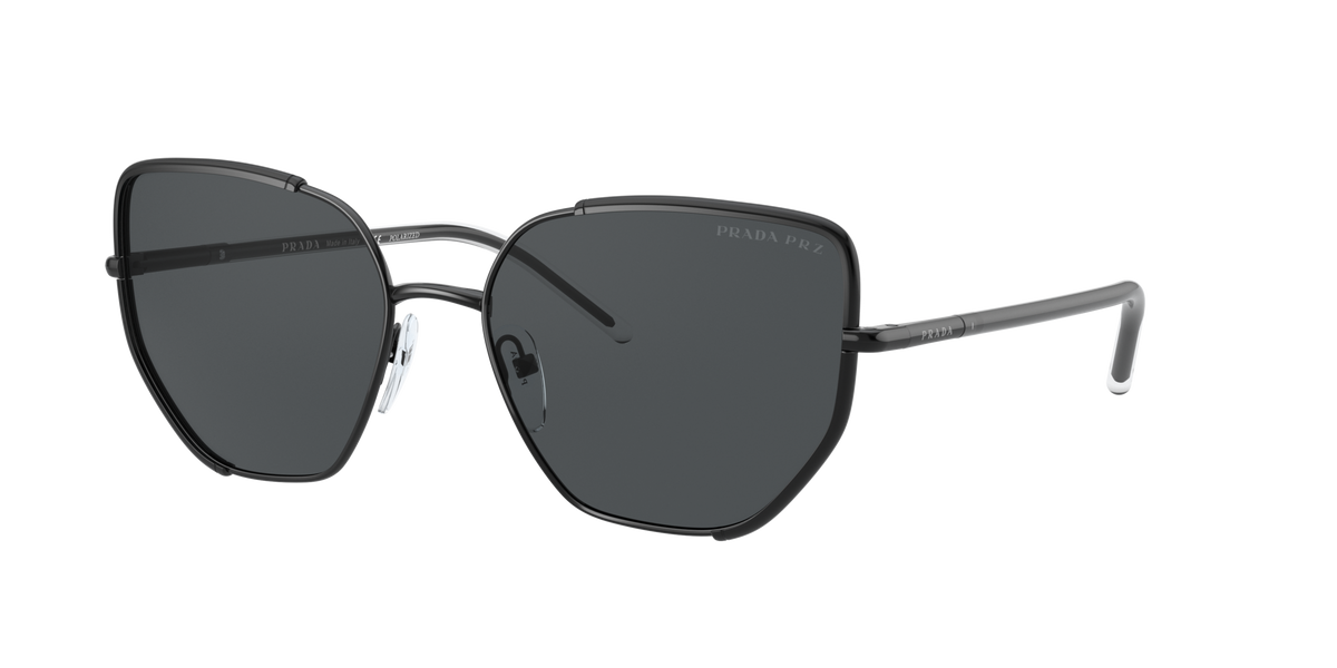 Prada PR 50WS Black 1AB5Z1 three-quarter view