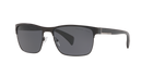 Prada PR 51OS Matte Black 1BO5Z1 three-quarter view