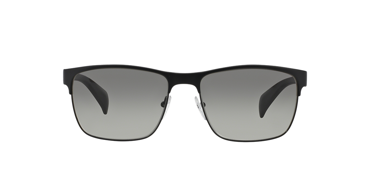 Prada PR 51OS Matte Black/Black FAD3M1 front view