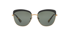 Prada PR 51TS Antique Gold/Black LAX5X1 three-quarter view