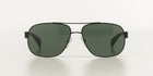 Prada PR 52PS Matte Black 1BO3O1 three-quarter view