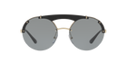 Prada PR 52US Pale Gold/Black 1AB3C2 three-quarter view
