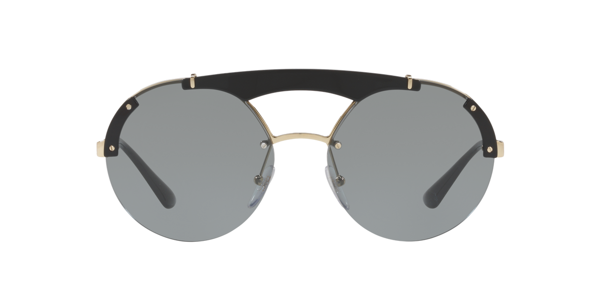 Prada PR 52US Pale Gold/Black 1AB3C2 three-quarter view