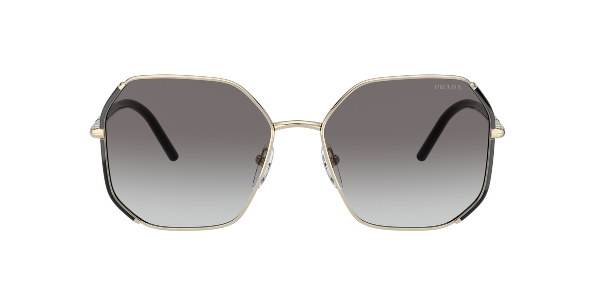 Prada PR 52WS Black/Pale Gold AAV0A7 front view