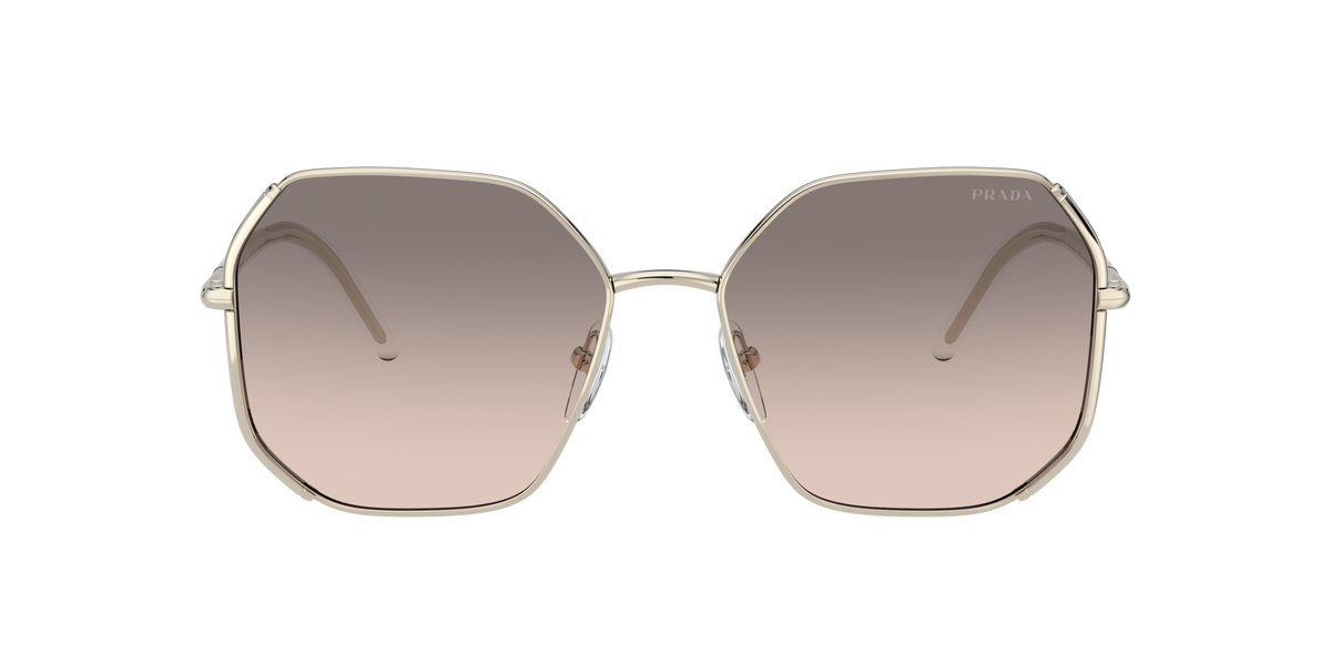 Prada PR 52WS Pale Gold ZVN4K0 front view